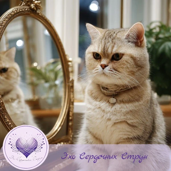 🐈Сидим с кошкой Валлеттой перед зеркалом, думаем, как несправедливо устроена жизнь.