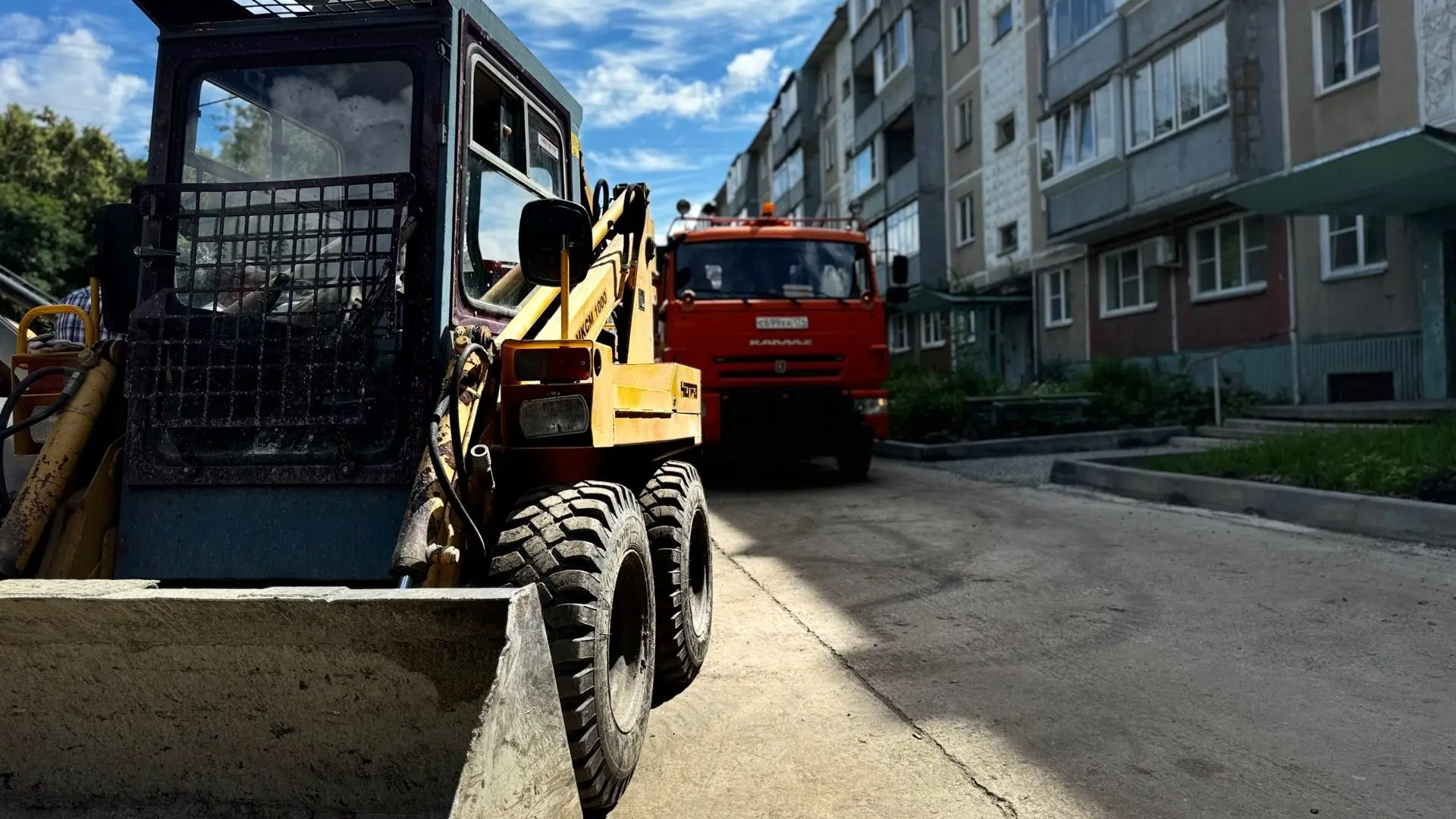 Асфальт во дворах