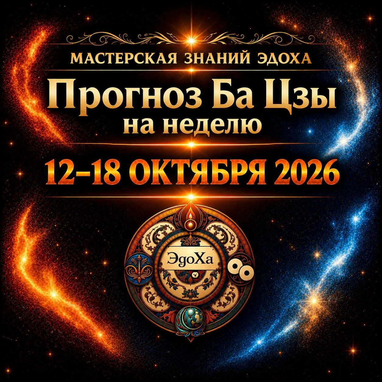 🔮Прогноз Ба Цзы на неделю 12–18 октября 2026