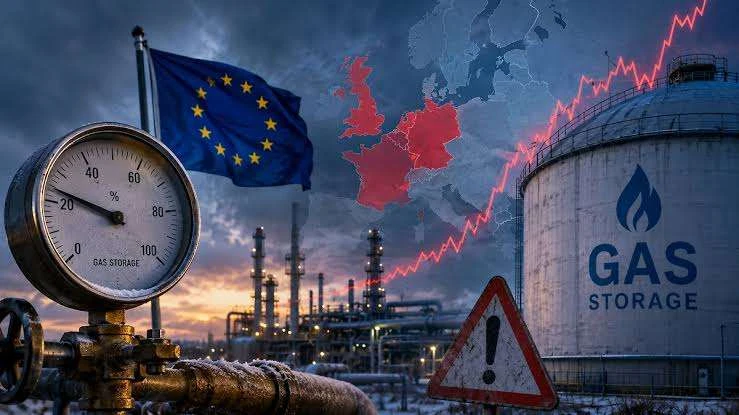 Этой зимой ЕС столкнется с рекордным дефицитом газа