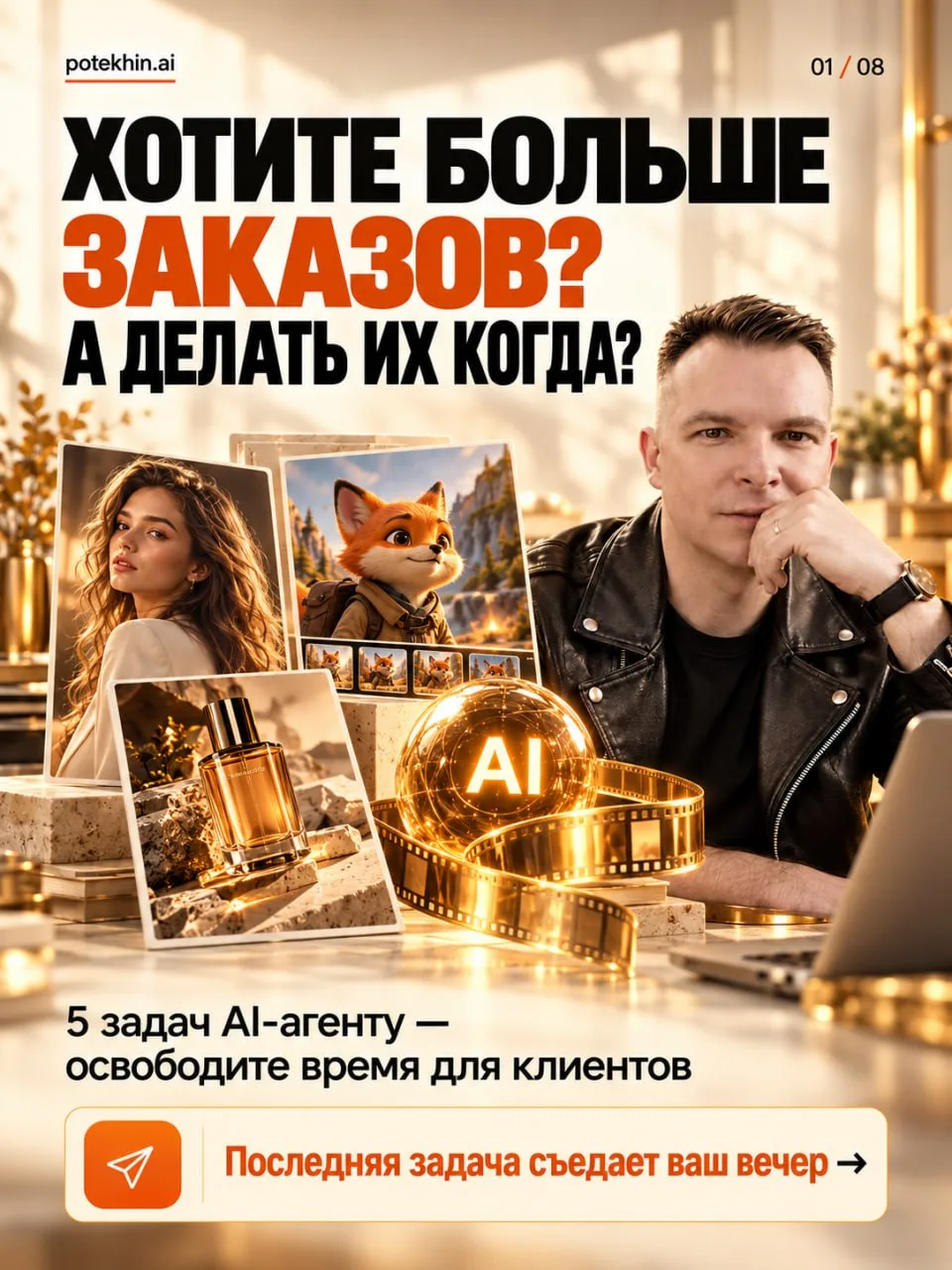 Взяли ещё один заказ. А свободного вечера снова не стало.