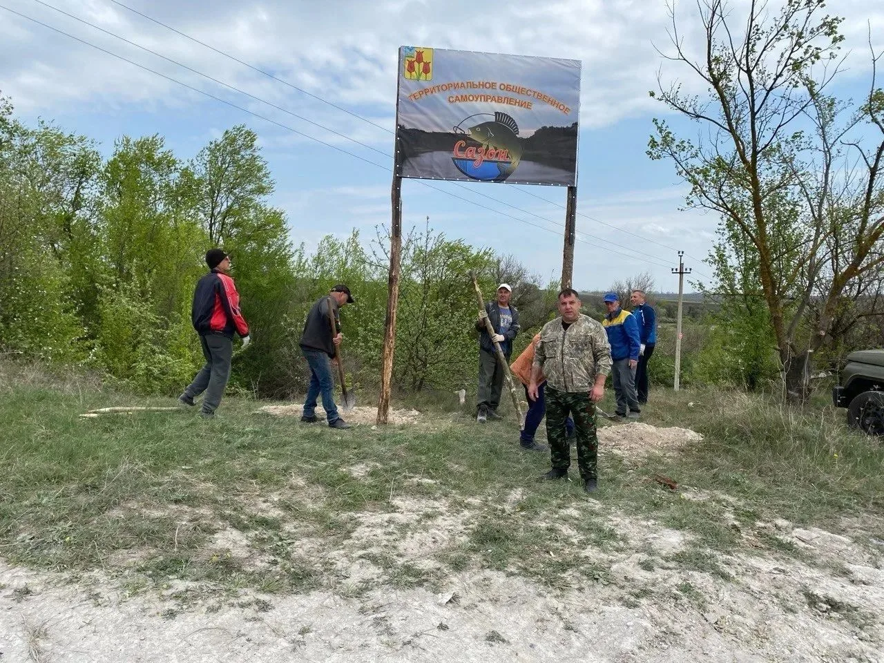 В Волоконовке завершились основные работы по благоустройству зоны отдыха на пруду «Сазо...