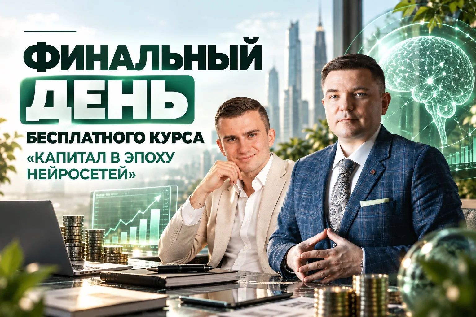 ФИНАЛЬНЫЙ ДЕНЬ БЕСПЛАТНОГО КУРСА «КАПИТАЛ В ЭПОХУ НЕЙРОСЕТЕЙ»