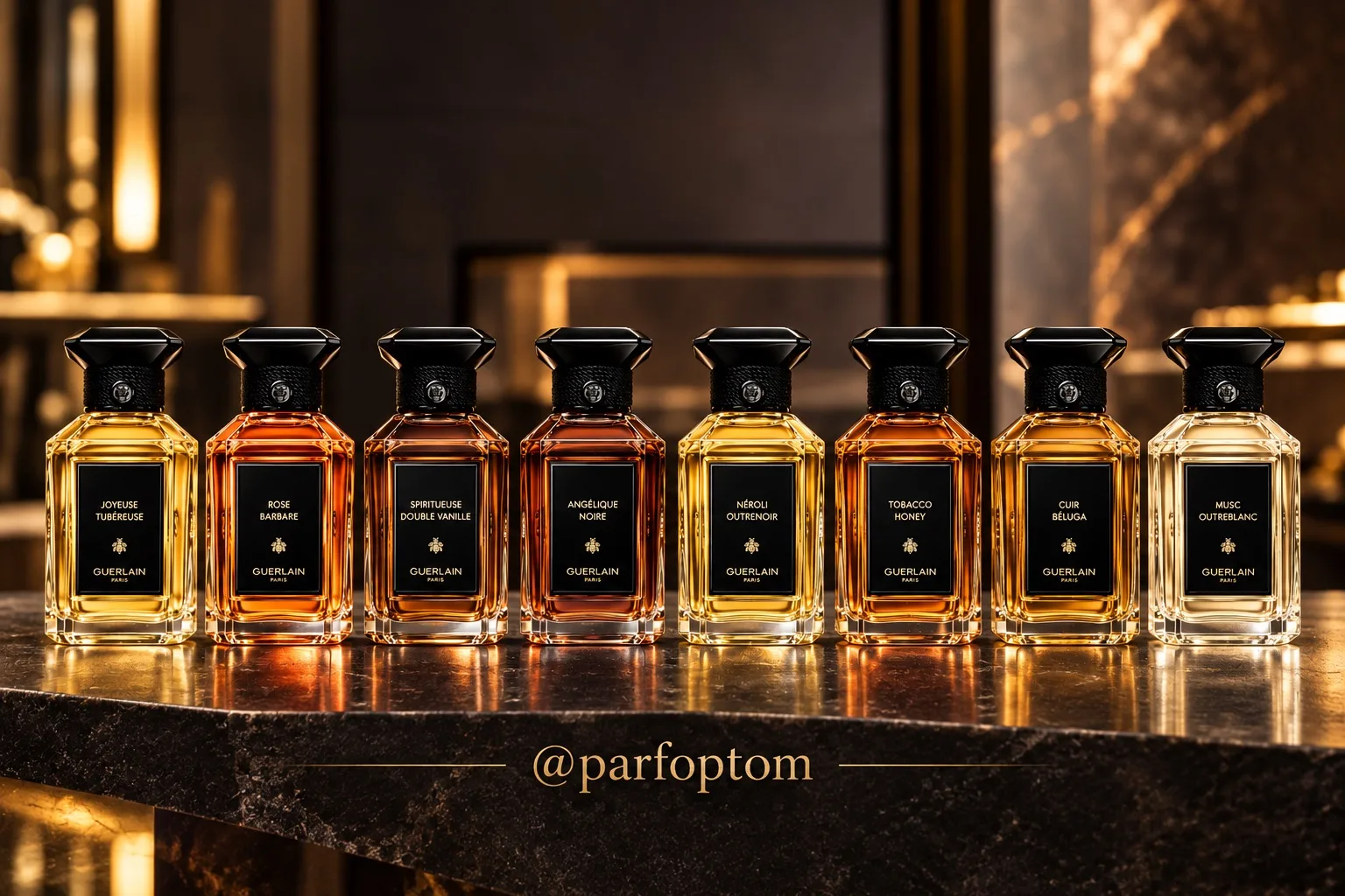 8 ароматов Guerlain. 8 разных настроений. 🖤