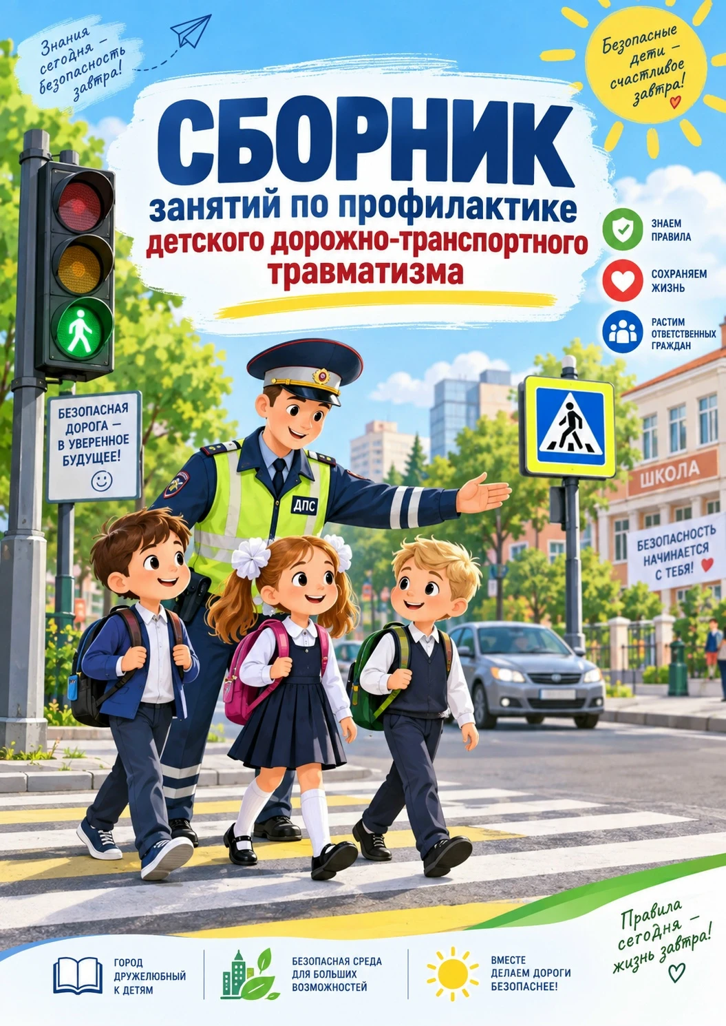 СБОРНИК занятий по профилактике детского дорожно-транспортного травматизма 📚