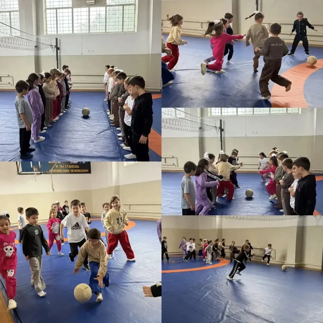 ⚽️ В 1 б классе прошёл внутри классный футбольный матч!
