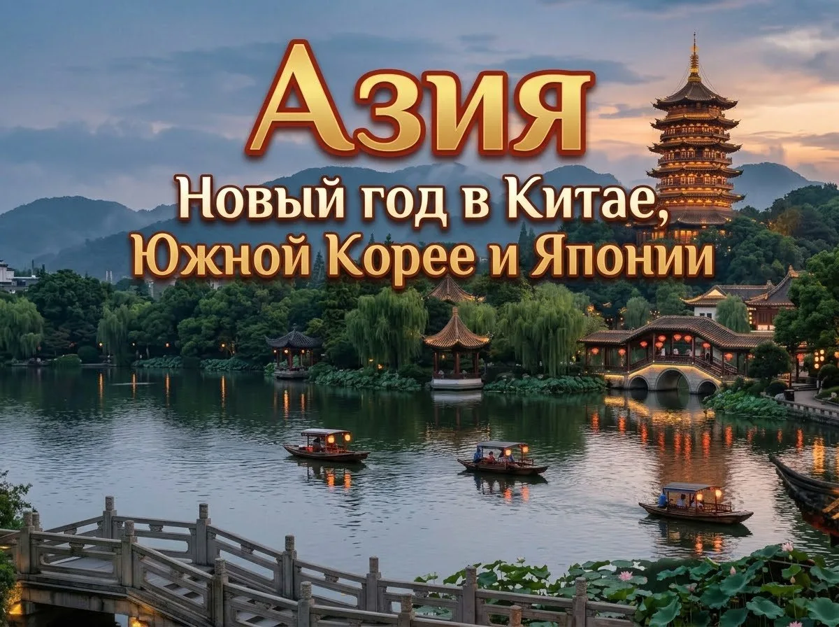 ❤️‍🔥Встречаем Новый год в Азии!