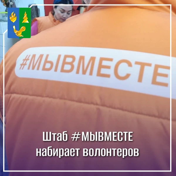 Штаб #МЫВМЕСТЕ набирает волонтеров 18+ в рамках проекта «Доступная среда: адресная помо...