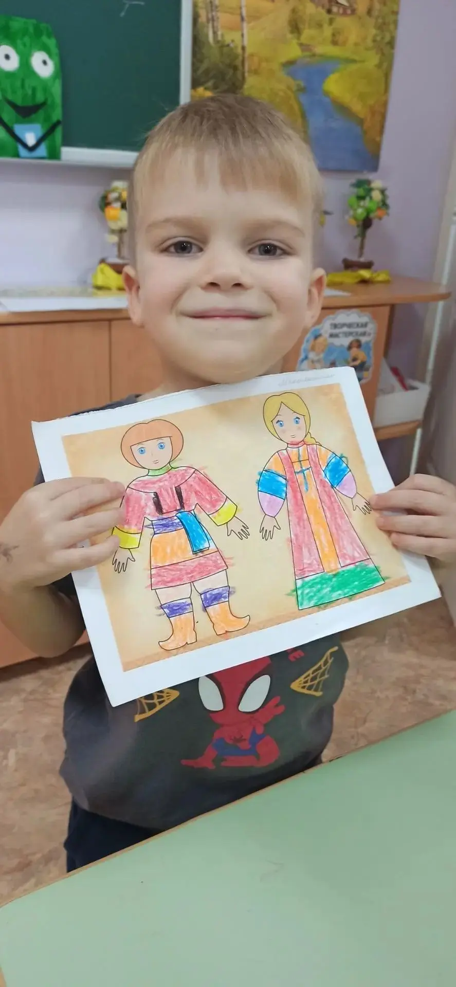 🎨 Волшебные узоры: дошколята рисовали орнамент! 🎨🛑На творческом занятии ребята из ст...