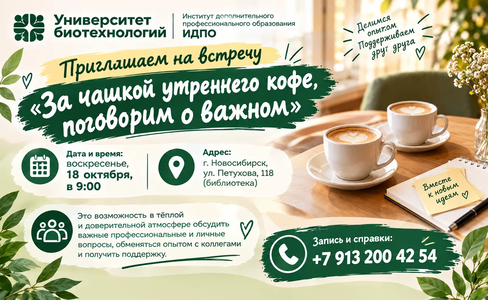 🔊 Приглашаем на встречу в неформальной обстановке❕❕❕