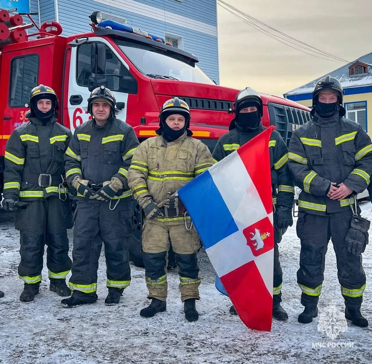 63-я пожарно-спасательная часть Губахи отмечает 35 лет