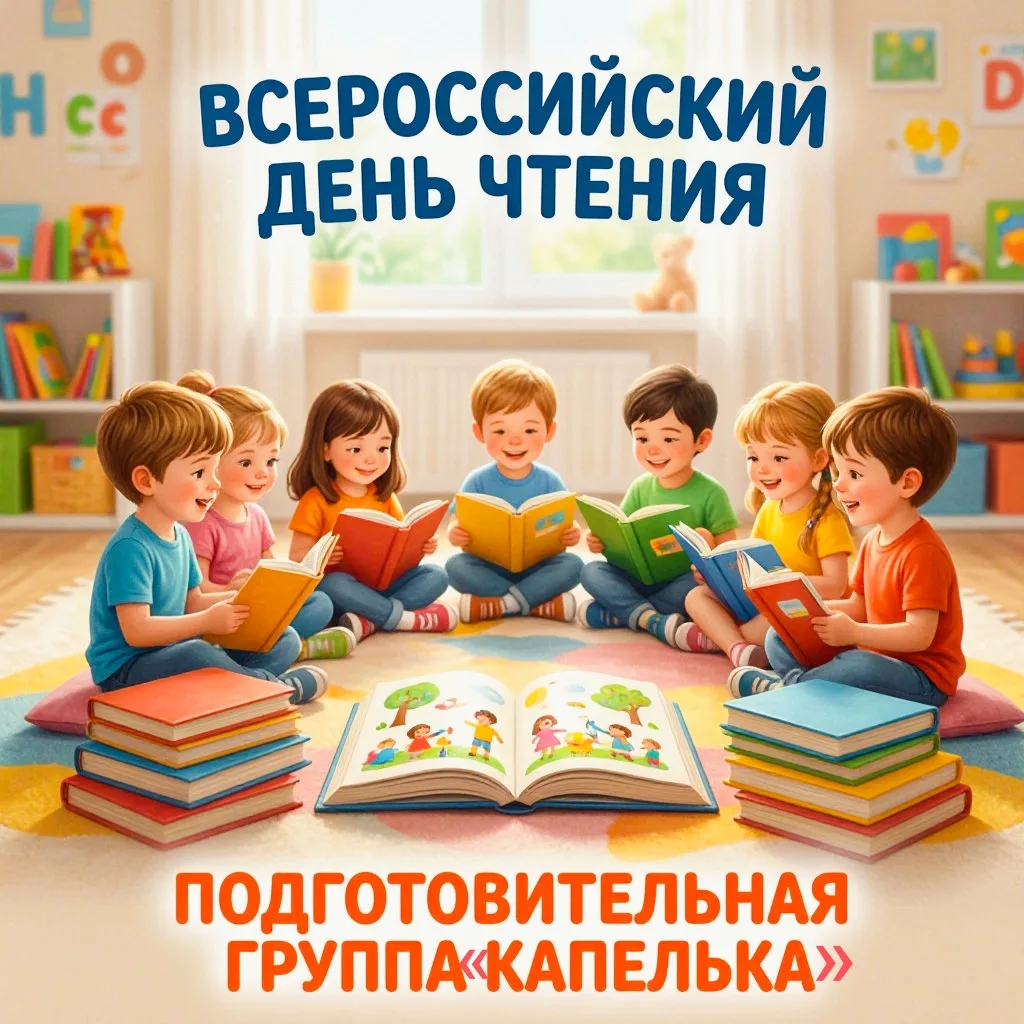 В ГБДОУ «ДЕТСКИЙ САД №13 «ЛУЧИК» Г.О. СНЕЖНОЕ» ДНР  отметили Всероссийский день чтения!
