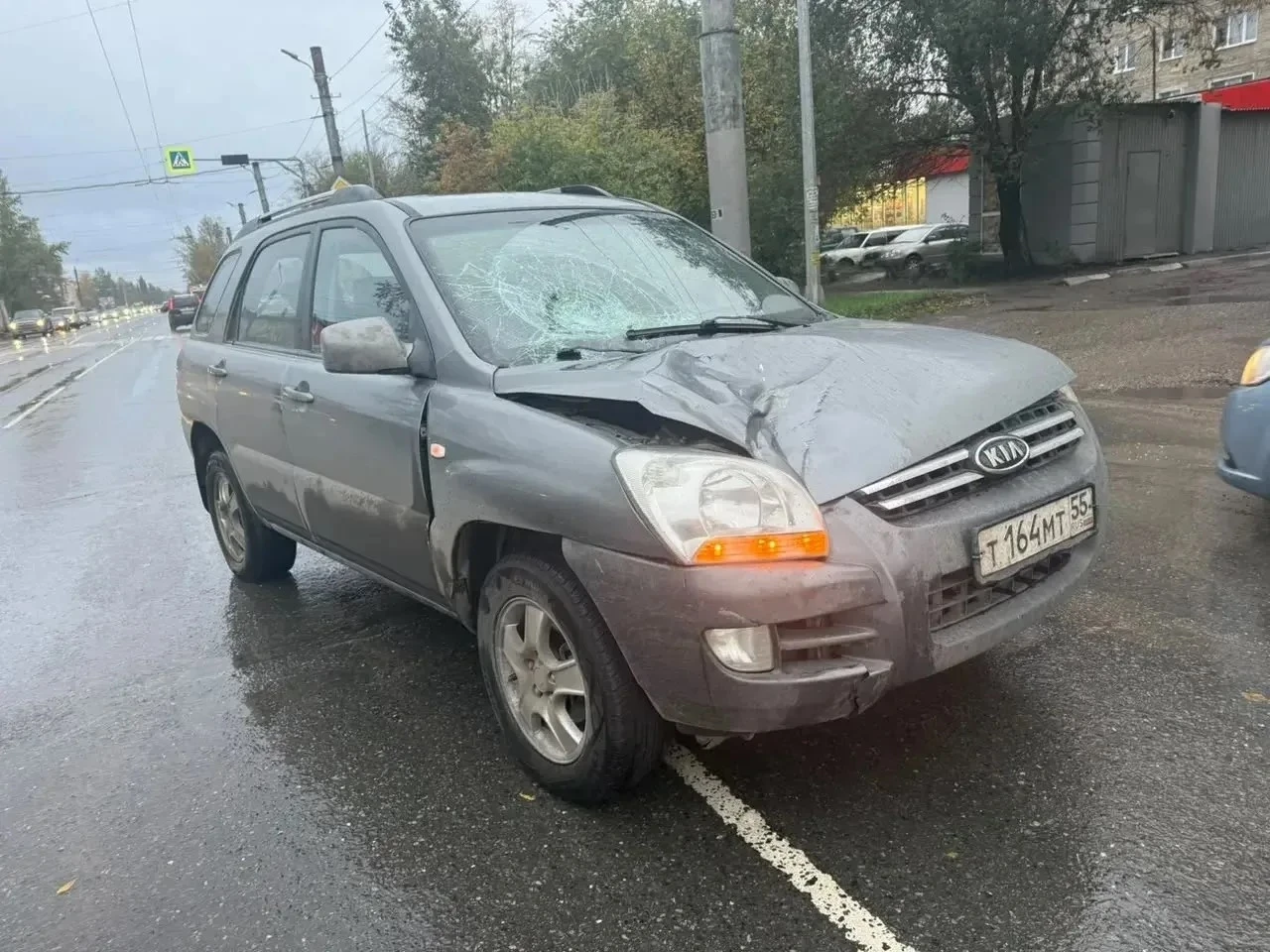 В Омске пенсионер насмерть сбил мужчину на пешеходном переходе.