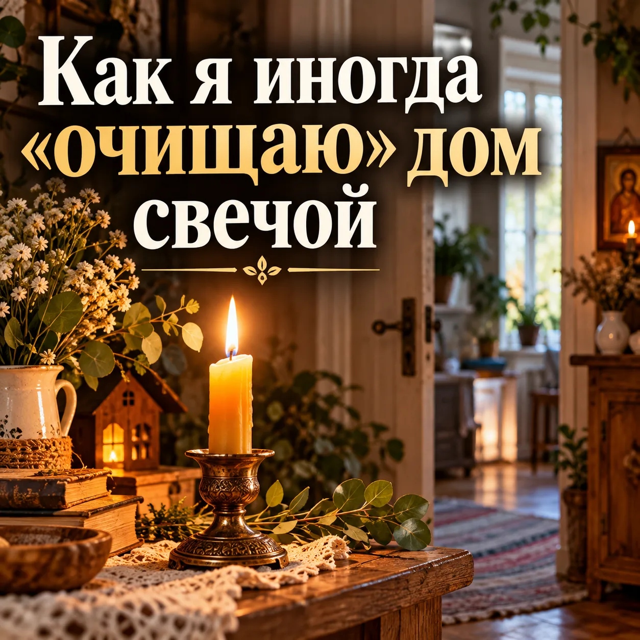 🕯 Как бабушка «обходила» дом со свечой