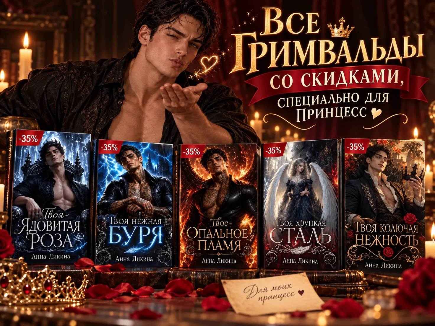 Самого доброго утра🤗Кто ещё не видел, сегодня скидки на всех Гримвальдов😘 прекрасная ...