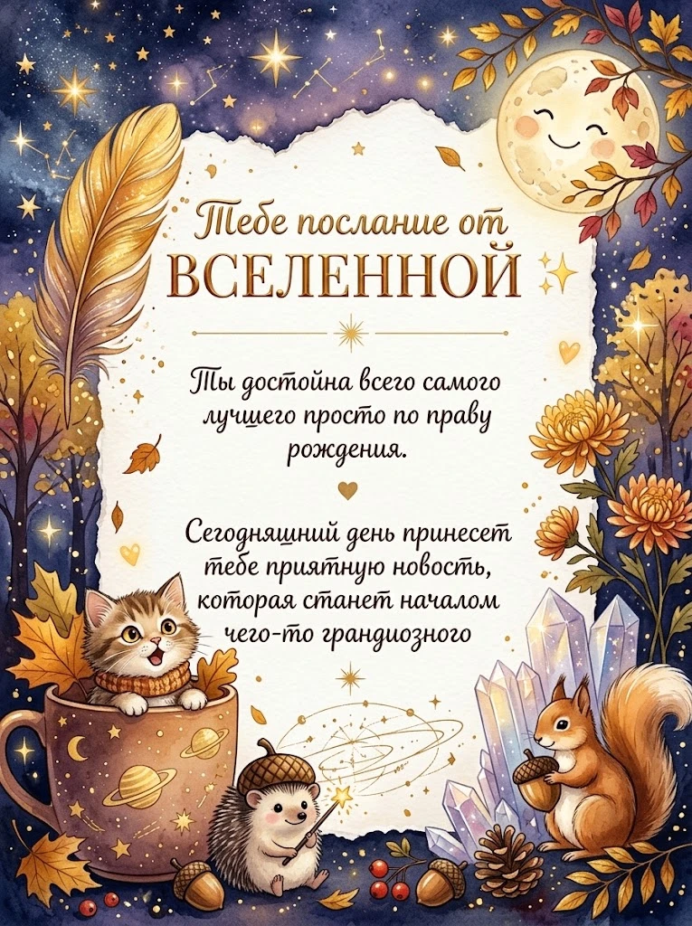 ✨ Подписывайтесь на наш канал — здесь всегда найдутся добрые слова, красивые открытки и...