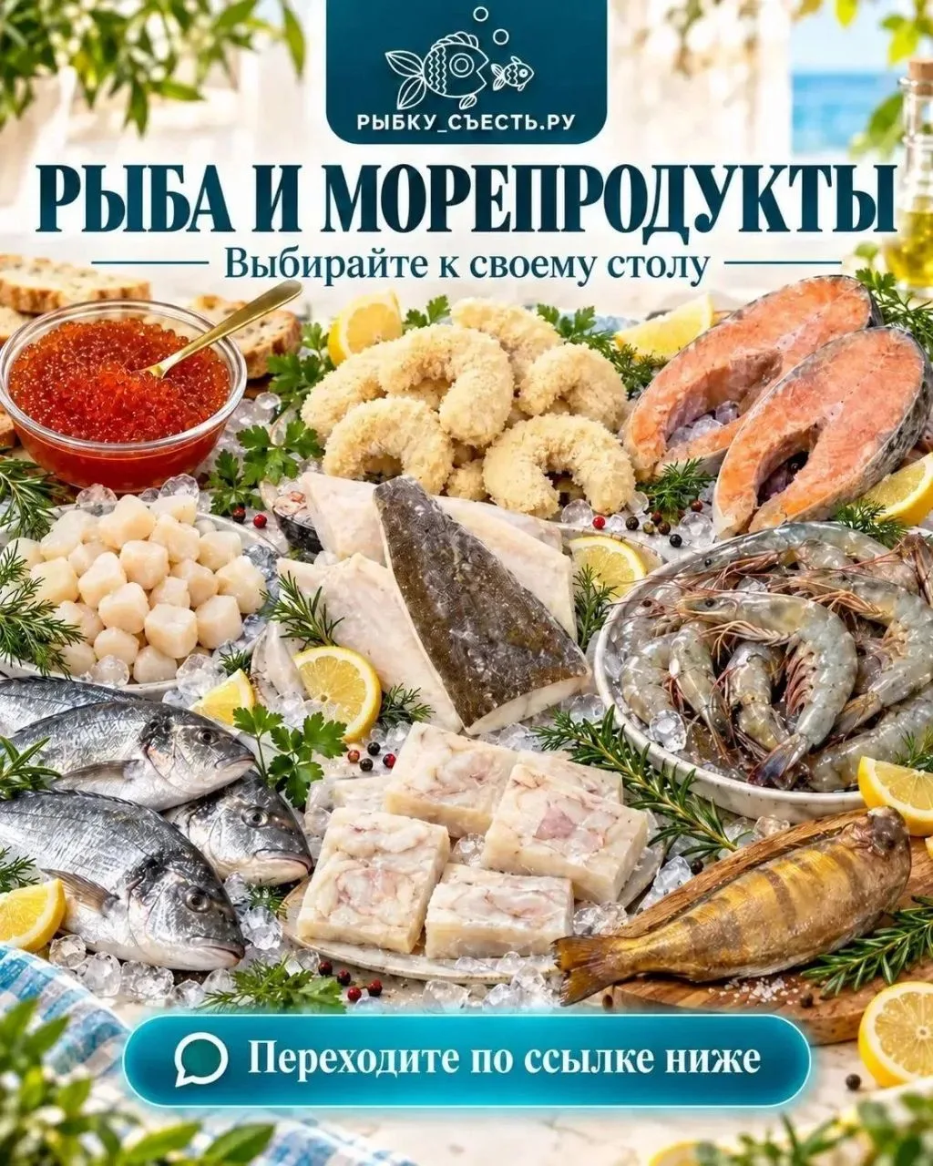 ⭐ Шатура • Куровское • Рошаль — совместная закупка рыбы, икры, креветок и полуфабрикато...