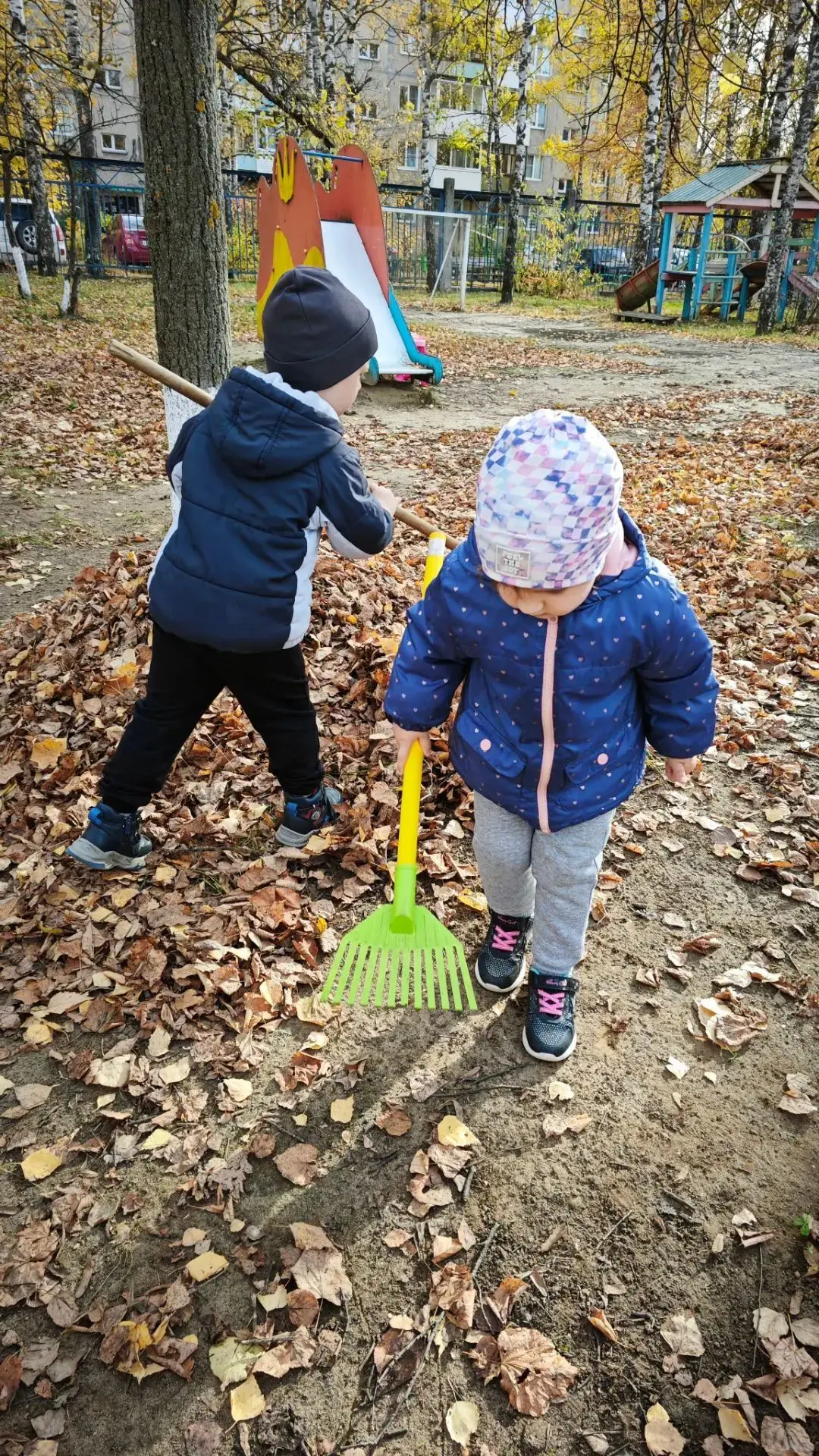 🍂 Маленькие помощники в деле! 🍂
