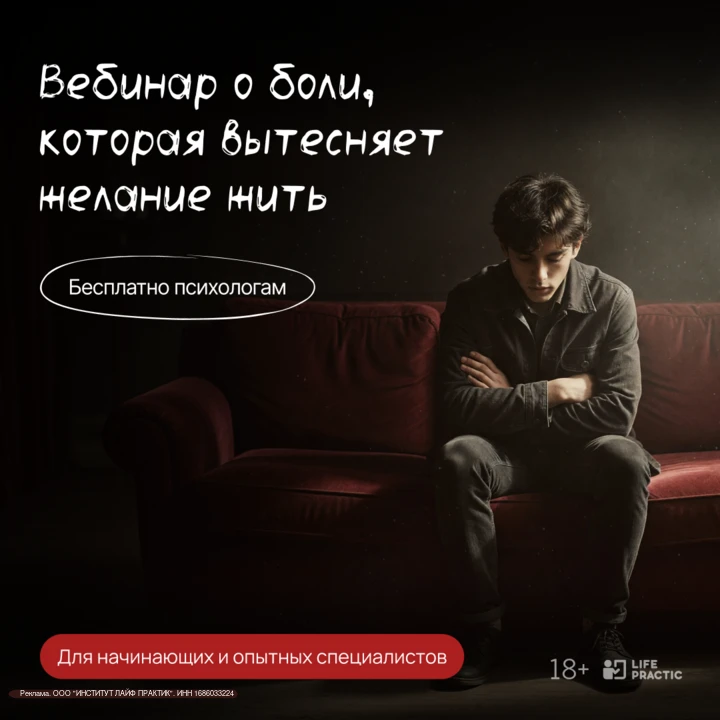 Подавлен, отстраняется от близких, говорит о смерти, перестает строить планы - так в фи...