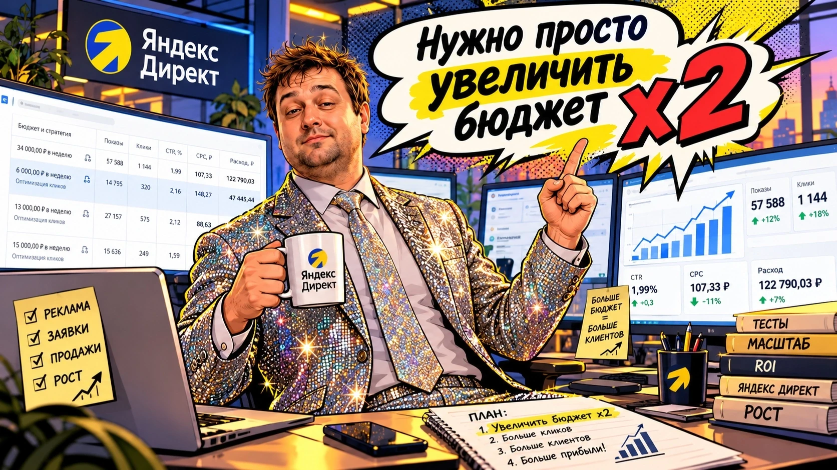 Директолог предлагает увеличить бюджет. Как понять, поможет это или просто потратим бол...