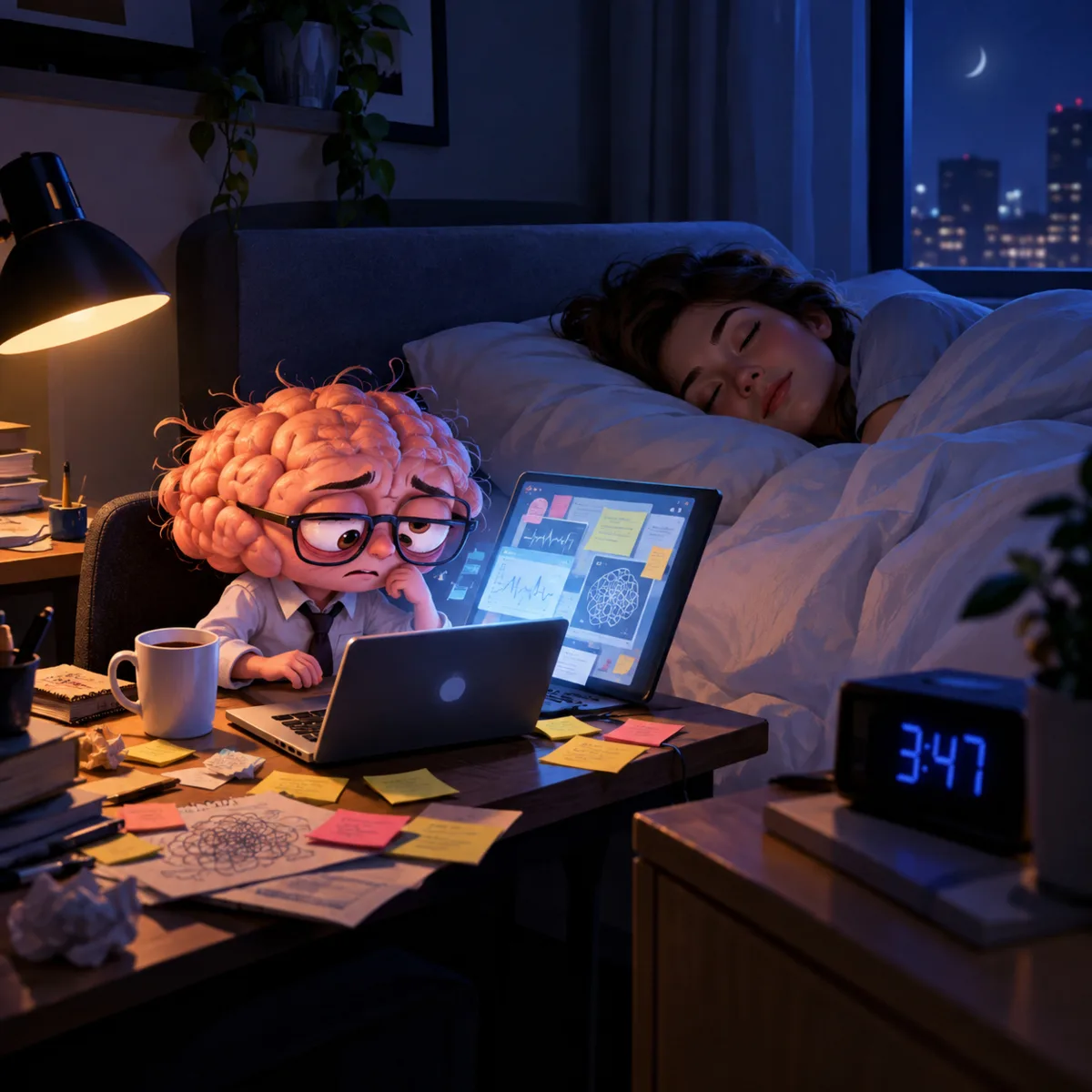 😴 Стресс днем — плохие сны ночью