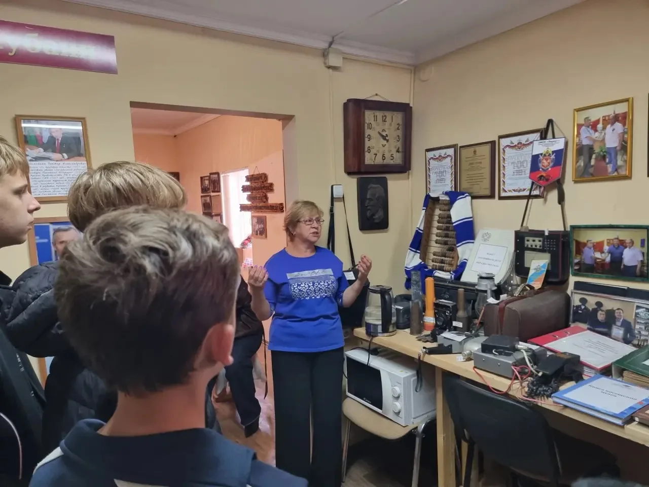 🏛️ В Белореченске школьникам показали музей транспортной полиции