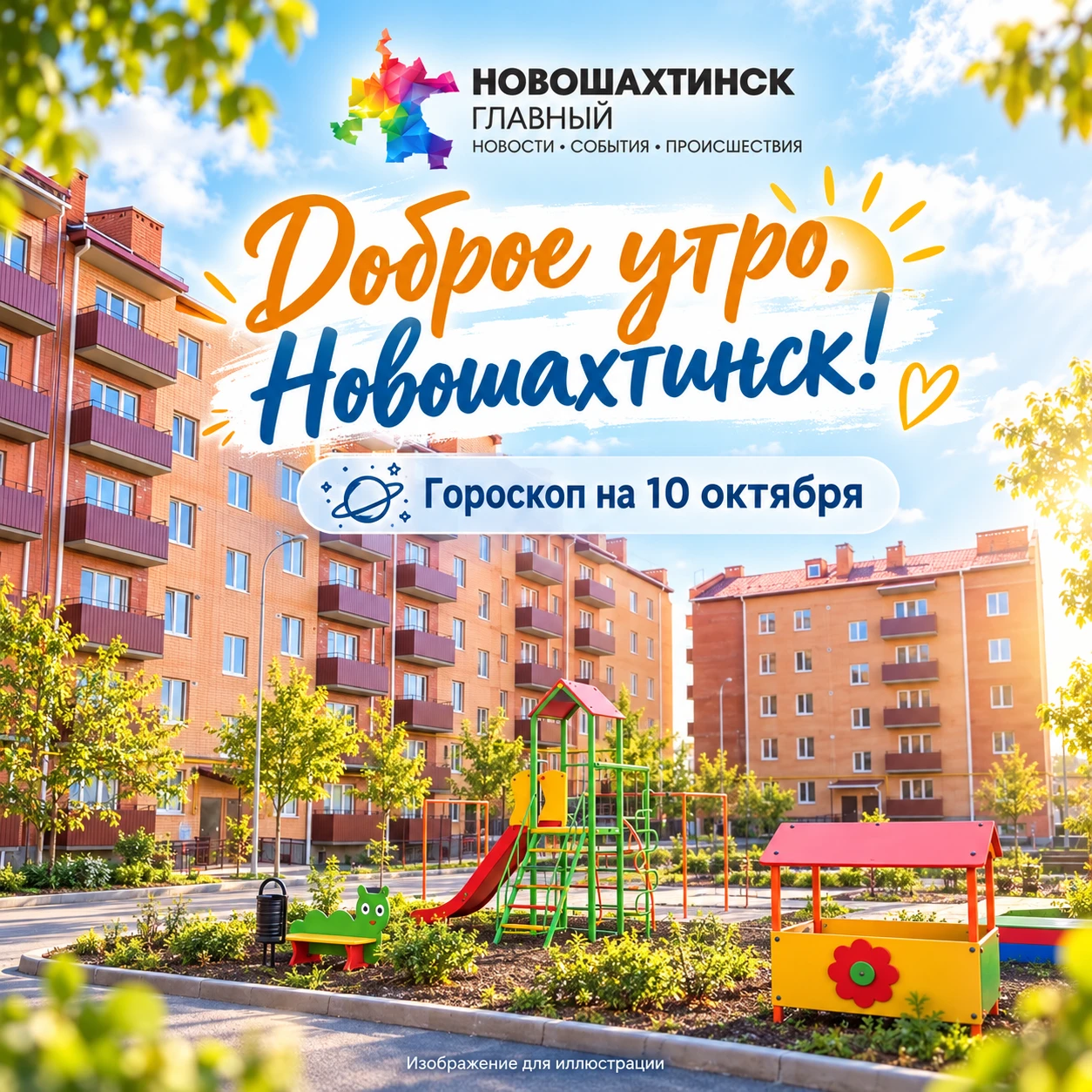 Доброе утро, Новошахтинск! Суббота, 10 октября — время для отдыха, хорошего настроения ...