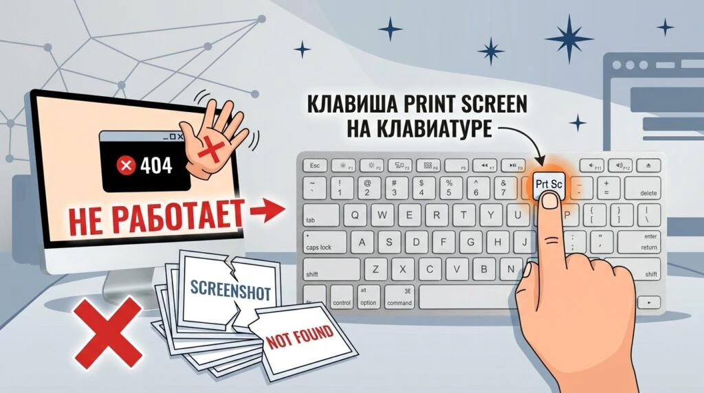 🤖 Принтскрин не работает: как исправить