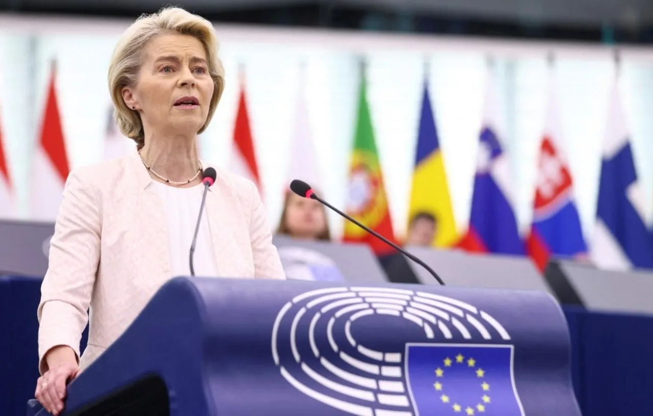 ❗️🇪🇺 ЕС выделит Украине около 3 млрд евро на дроны и ракеты, заявила фон дер Ляйен