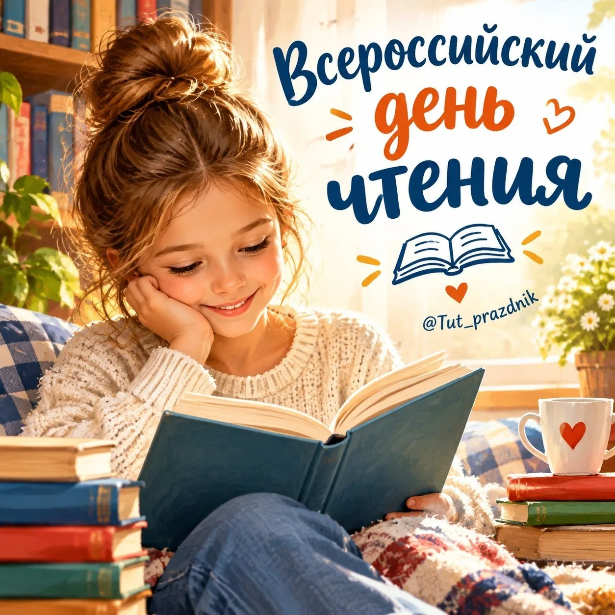 📚❤️ 9 октября — Всероссийский день чтения 📖