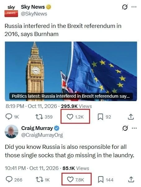 🇬🇧- Энди Бернем: Россия вмешивалась в референдум 2016 году по Брекзиту.