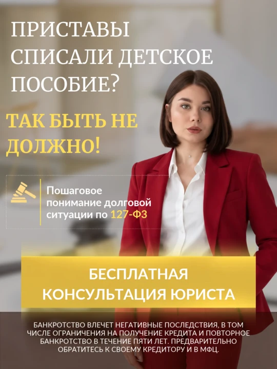 По закону детские пособия и единое пособие забирать за долги нельзя