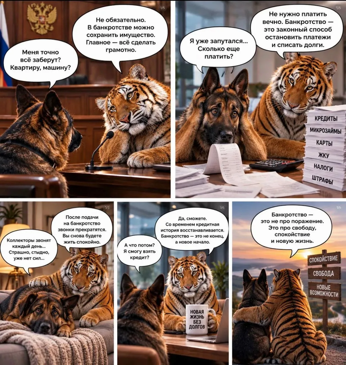 💼 Банкротство — важный шаг. Начните с честного разговора.