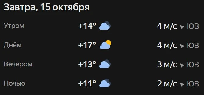 Прогноз погоды☀️