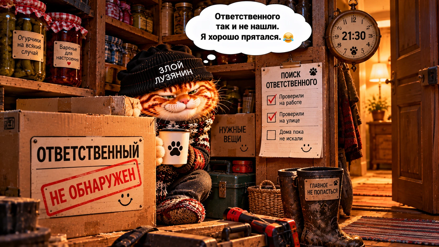 🌙 Спокойной ночи, лузяне!
