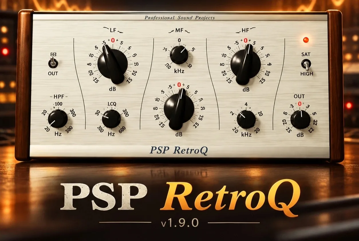 🎛 PSP RetroQ v1.9.0 — эквалайзер для тех, кто любит мягкую обработку без лишней резкос...