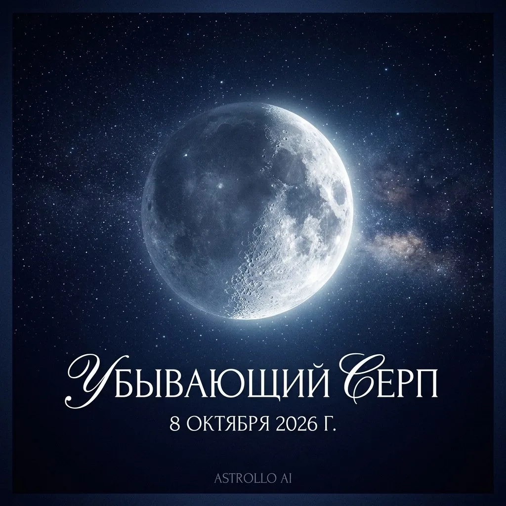🌘 Убывающий серп  |  27-й лунный день