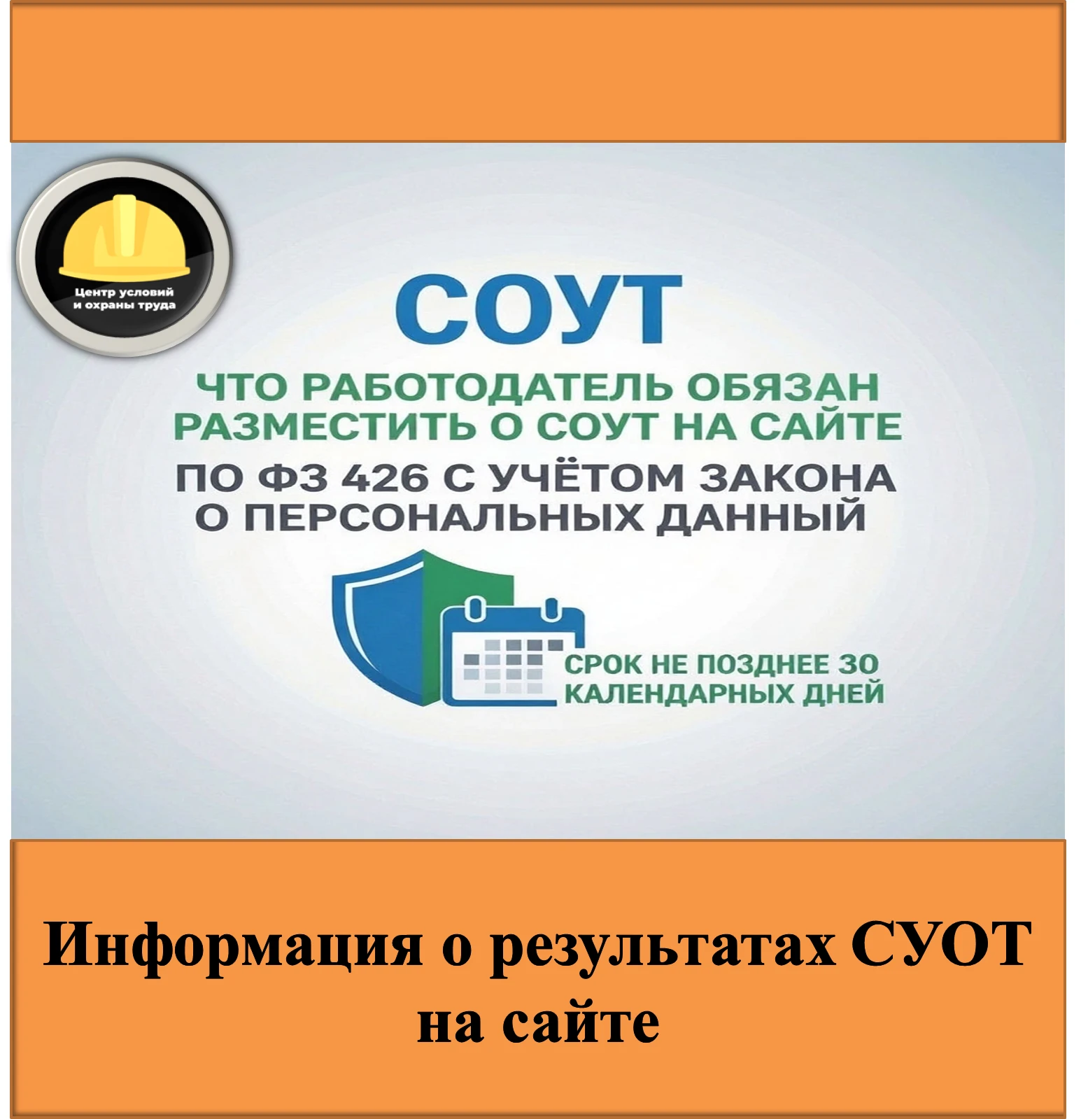 Какую информацию о результатах СОУТ работодатель обязан разместить на сайте?