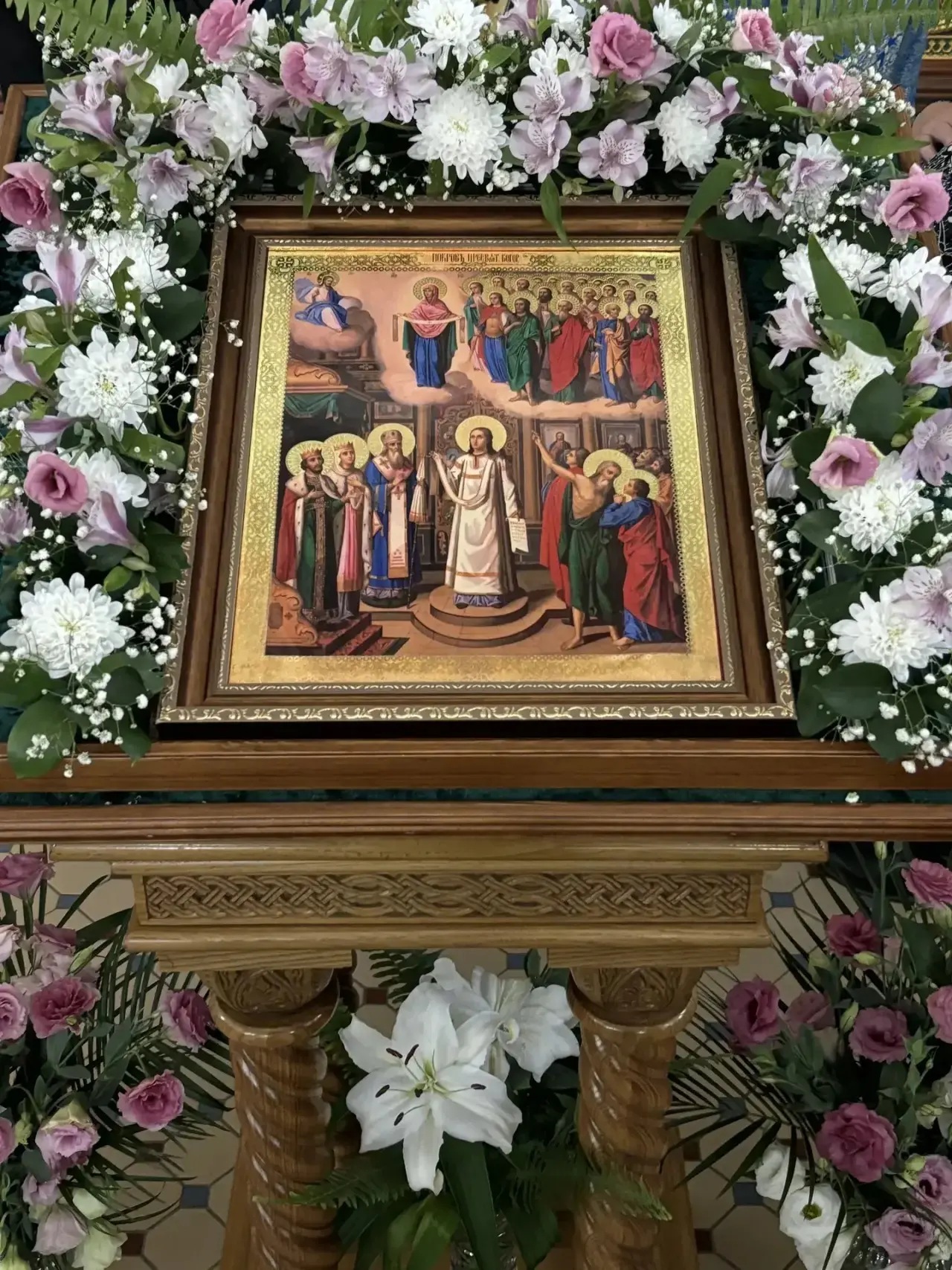 Поздравляем с праздником, дорогие братия и сёстры и делимся с вами фотографиями с богос...