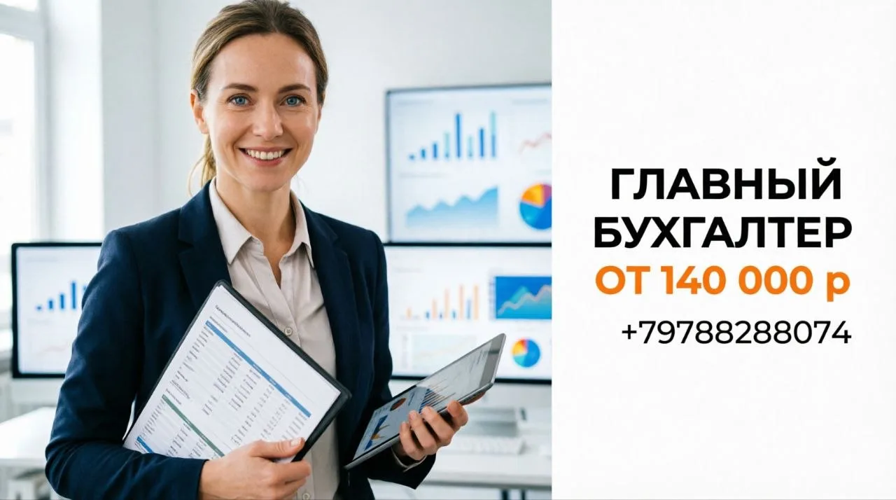 ГЛАВНЫЙ БУХГАЛТЕР | от 140 000 ₽