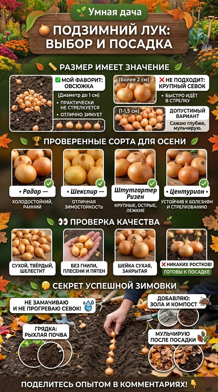 Подзимняя посадка лука🧅