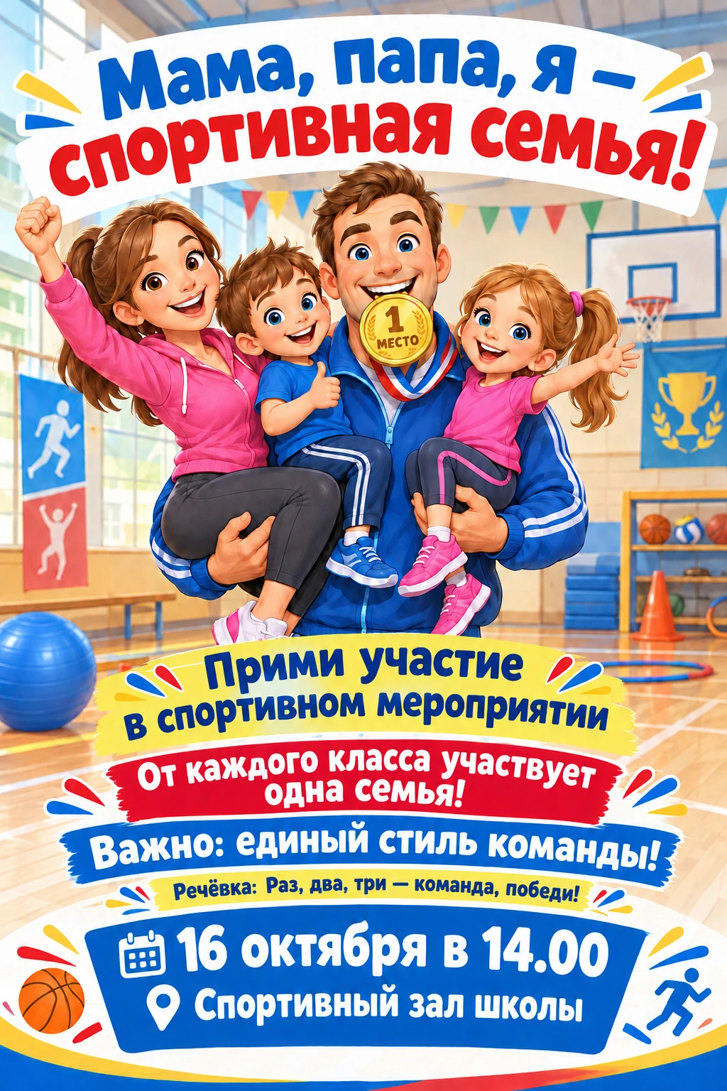 ⭐Внимание! Спортивный праздник🏆🥇