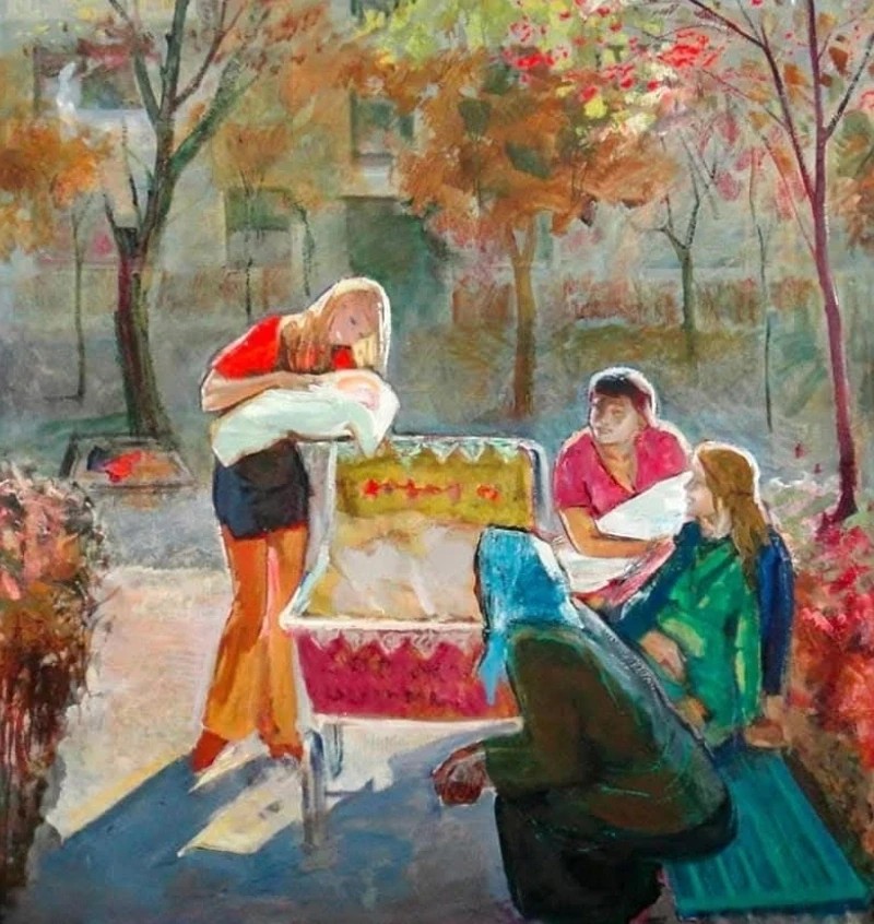 Художественная Виктор Варламов «Бабье лето», 1970 год.