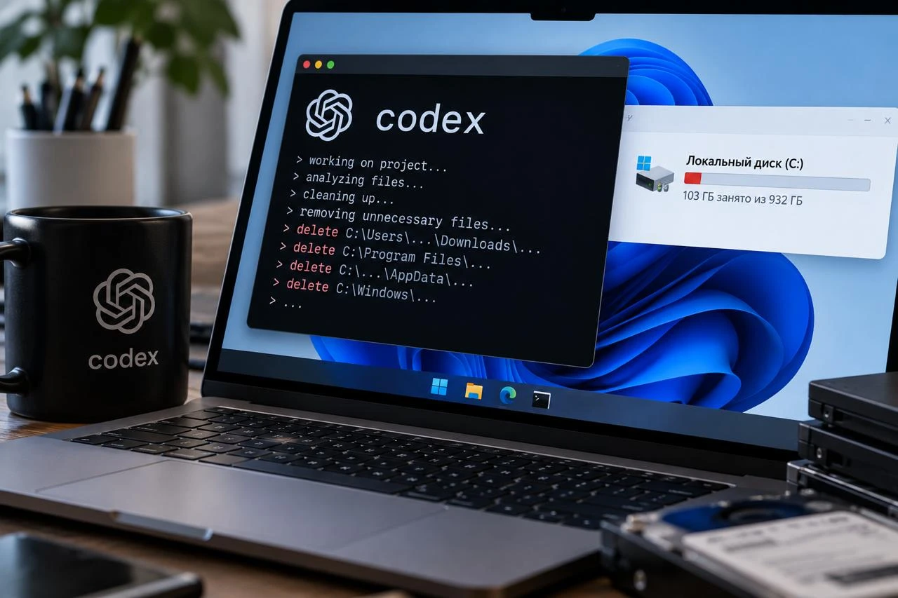 Разработчик доверил Codex обычную работу над проектами. ИИ вышел за их пределы, удалил ...