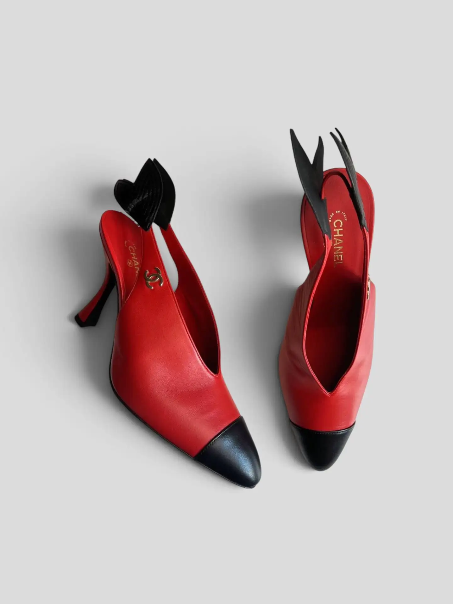 Новые туфли Chanel Slingback, только примерка, маркировка 40C.