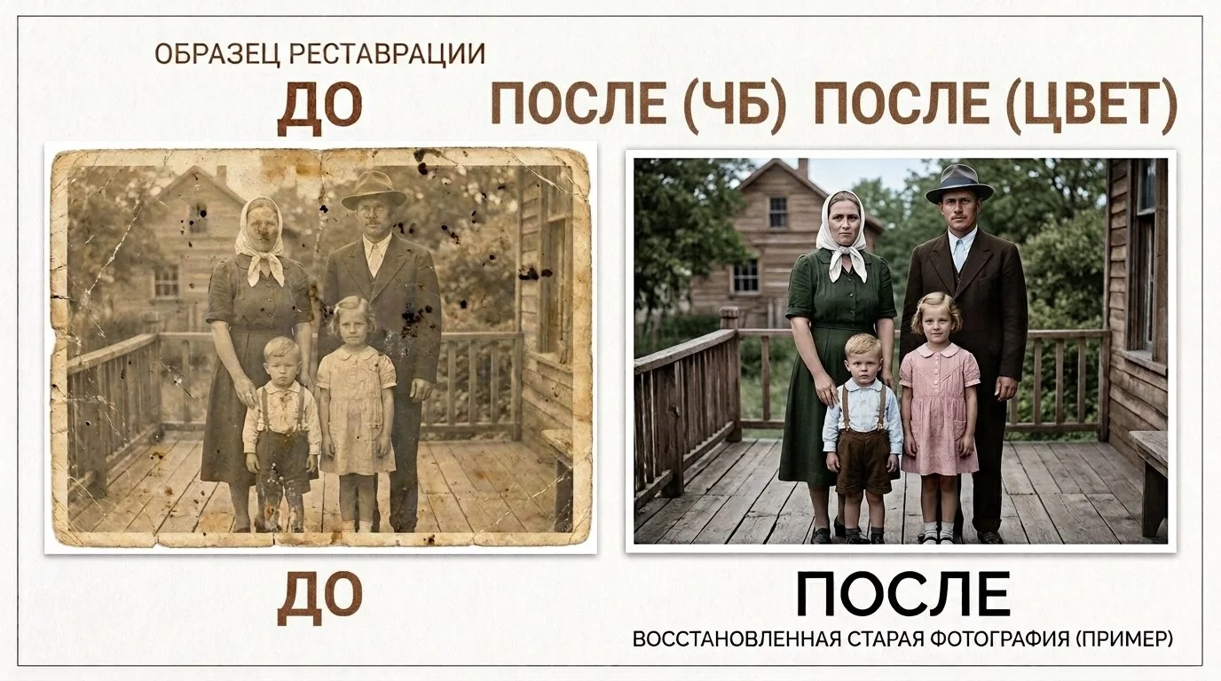 Восстановим и распечатаем Ваши фотографии