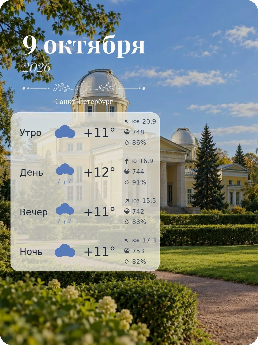 Доброе утро, Санкт-Петербург!