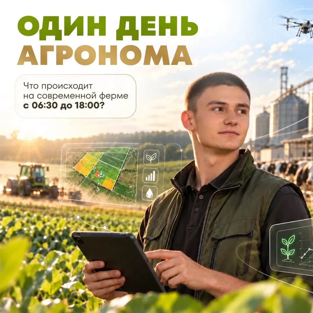 🌾 Агроном — это не просто человек, который знает, когда сажать и поливать.
