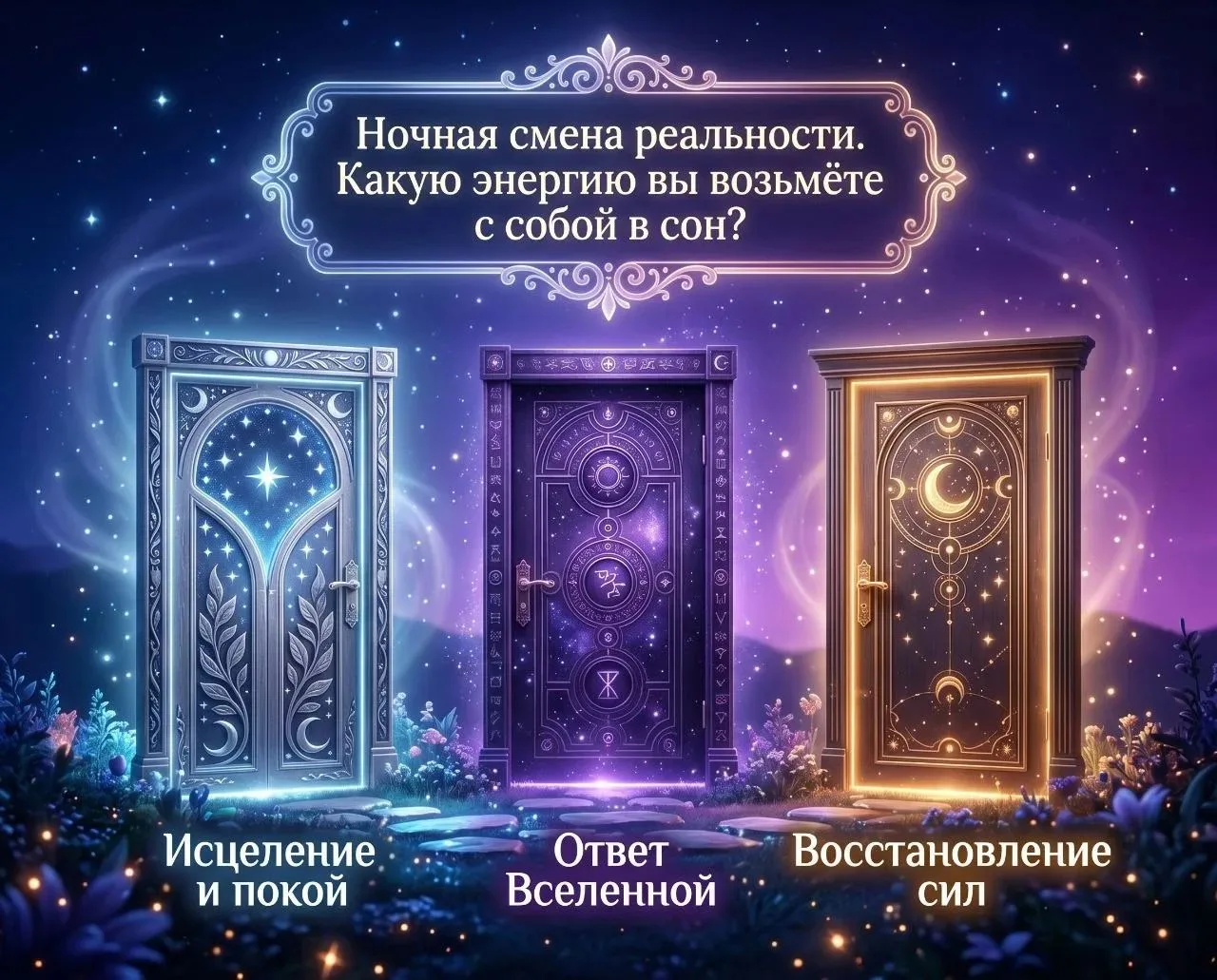 🌙Ночная смена реальности: Какую энергию вы возьмете с собой в сон?