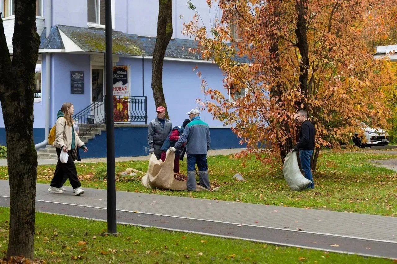 В Смоленске ведётся комплексная уборка территорий